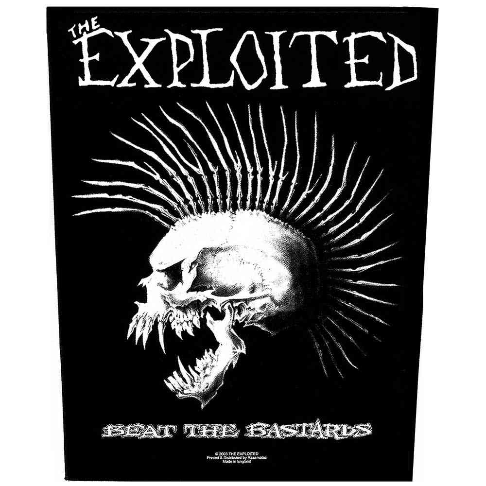 The Exploited - Beat The Bastards Patch arrière - Noir